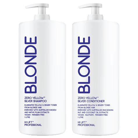 Hi Lift True Blonde Zyellow Shampoo And Conditioner 1 Litre Hi Lift Product Detail Mandu
