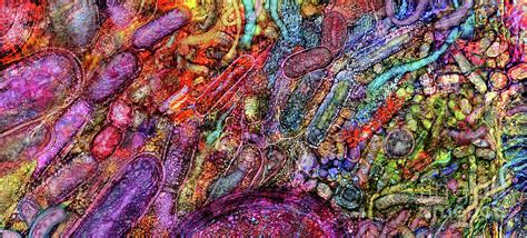 Microbiota Abstract Watercolour 2 Digital Art By Russell Kightley Pixels