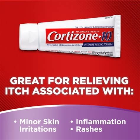 Cortizone 10 Intensive Healing Anti Itch Creme 2 Oz Smiths Food And