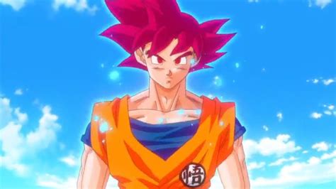 Dragonball Battle Of Gods Goku Goes Super Saiyan God Version 2