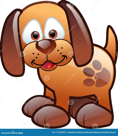 Cute Cartoon Dogs With Big Eyes To Draw