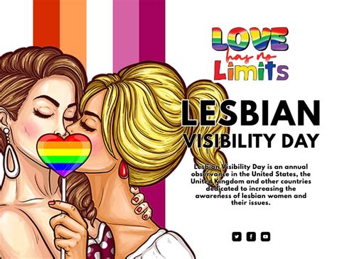 copy of lesbian visibility day template postermywall