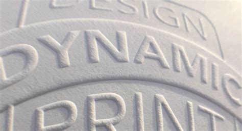 Embossing Printing Uk Embossed Products Dynamic Print