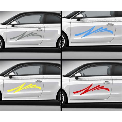 Vinyl Graphics Decals For Cars Checker Flag Car Stickers Custom Vinyl Side Stripe
