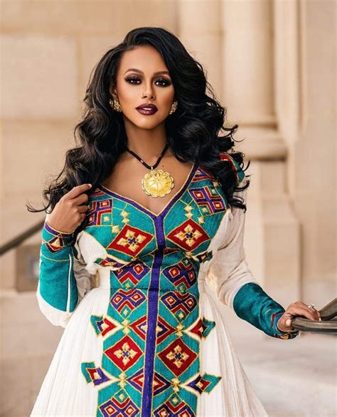 Ethiopian And Eritrean Habeshsa Traditinal Dress East Afro Dress Buy And Sell Ethiopian And