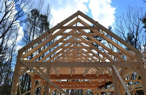 Common Rafter Trusses With Collar Ties Timberframe Timber Frame