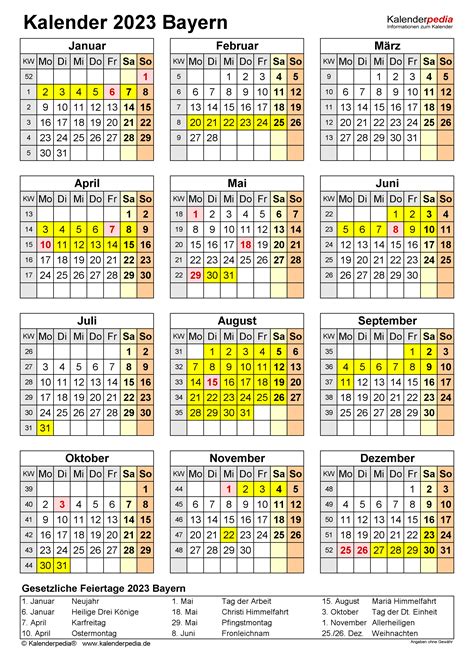 Kalender 2023 Bayern Ferien Feiertage Excel Vorlagen Rezfoods Resep