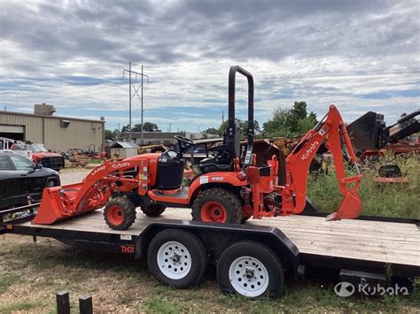 2022 Kubota Bx23slsb R 1 With Backhoe And Front Loader 4wd Tractor In