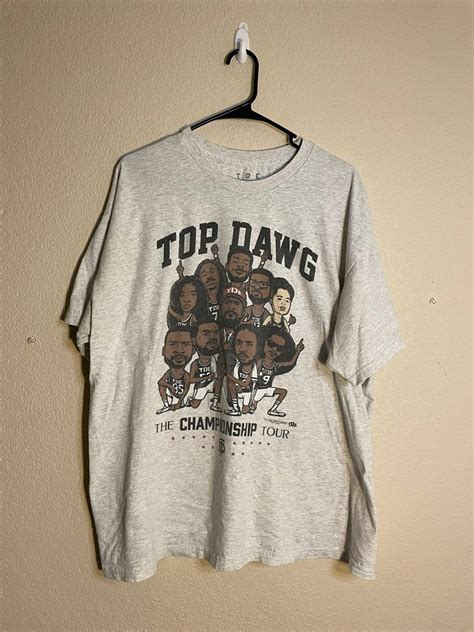 Top Dawg Entertainment Tde Championship Tour T Shirt Grailed