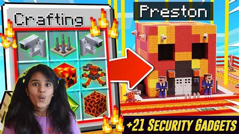 Craftable Secure Houses A Minecraft Marketplace Map By Prestonplayz