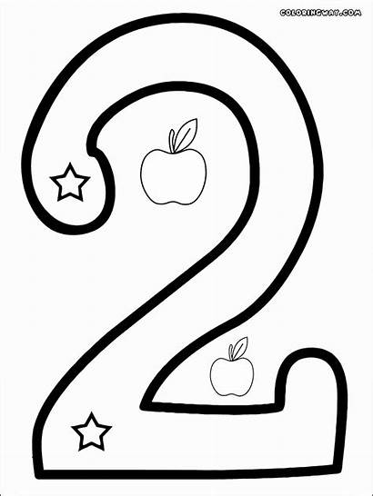 Numbers Coloring Pages Number