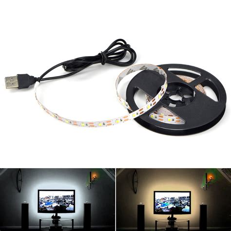 3528 Smd Dc 5v Usb Charger Power Led Strip Light Ip20 1m 5m Usb Cable