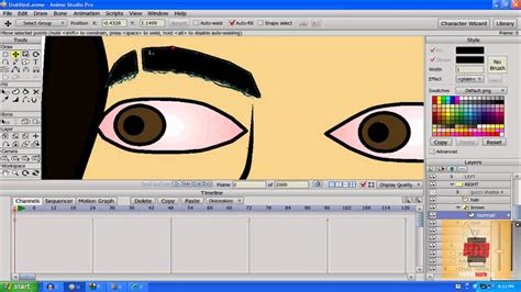 Anime Studio Pro 8 Detailed Character Design Part 2 Youtube