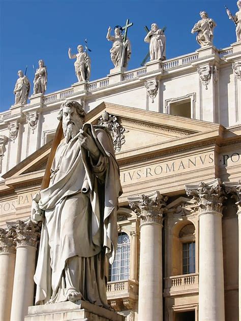 Died between ad 64 and 68) also known as simon peter, simeon, simon (/ˈsaɪmən/ (listen)), cephas, or peter the apostle, was one of the twelve apostles of jesus christ. File:Statue of Saint Paul, on Saint Peter Square Rome ...