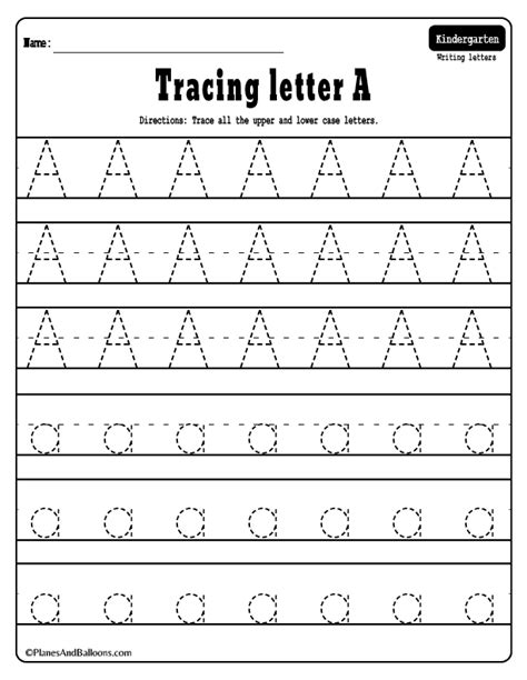 Alphabet Tracing Worksheets A Z Free Printable Bundle