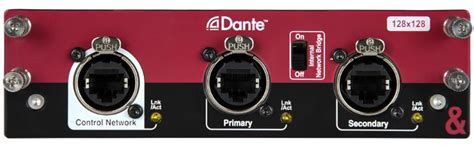 Allen And Heath Dante 128x128 128 Channel Dante Option Card For Dlive