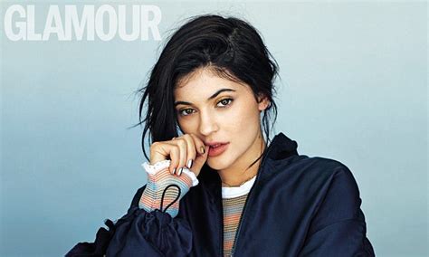 Kylie Jenner Strips Back Her Image For Glamour Covershoot Daily Mail