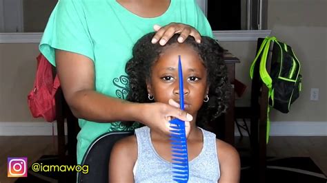 Quick And Easy 10 Min Sock Bun Hairstyle 2 Kids Natural Hairstyle