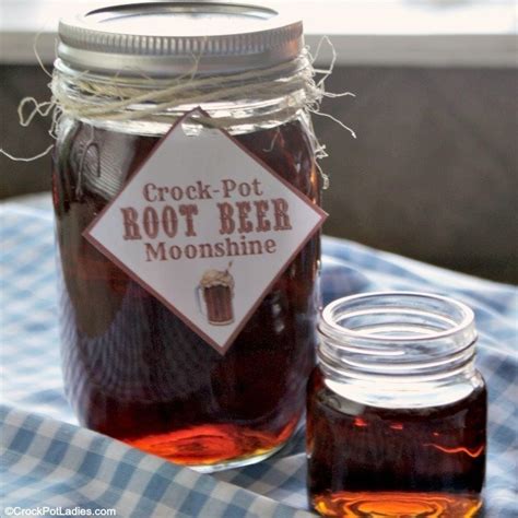 Ladle mixture into clean canning jars. Root Beer Moonshine Labels - Crock-Pot Ladies Store