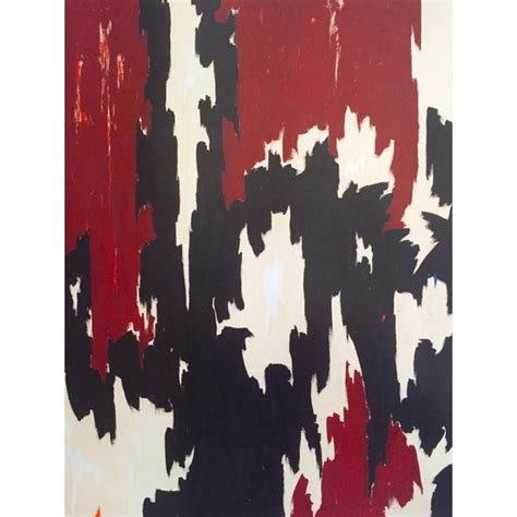 Clyfford Still Abstract Expressionist Lithograph Print Poster Ph