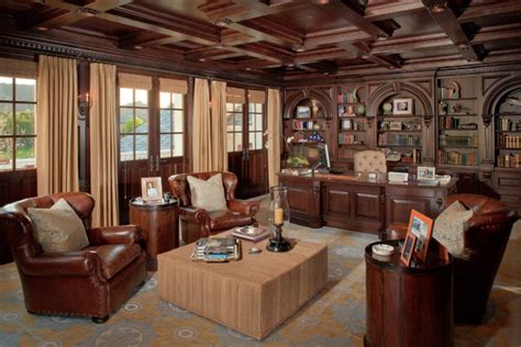 20 Masculine Home Office Designs Decorating Ideas Design Trends