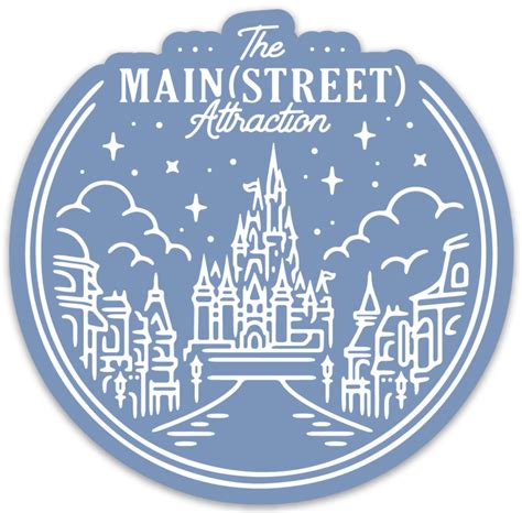 The Main (Street) Attraction Sticker | Disney wall decals, Disney decals, Kids wall decals
