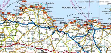 Carte Du Nord De La Bretagne Arts Et Voyages