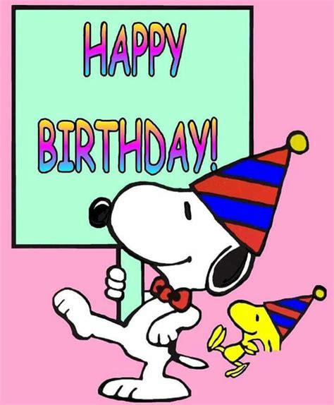 Happy Birthday Snoopy Clip Art