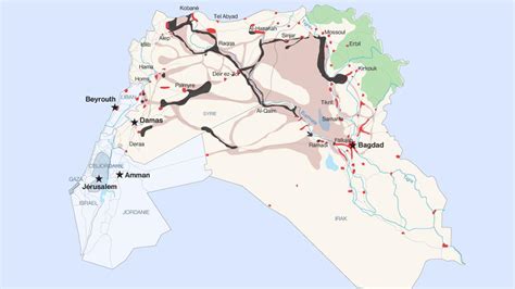 Carte Comment L Etat Islamique A Progress Depuis Six Mois