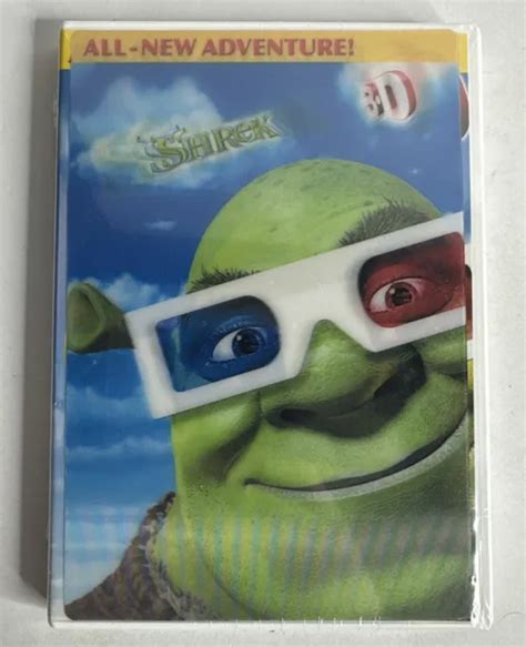 Dreamworks Shrek 3 D Dvd 2004 With 3 D Glasses 4 Pairs New Sealed 14