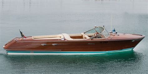 A Classic Italian Motor Boat — Of A Type Widely Regarded As One Of The