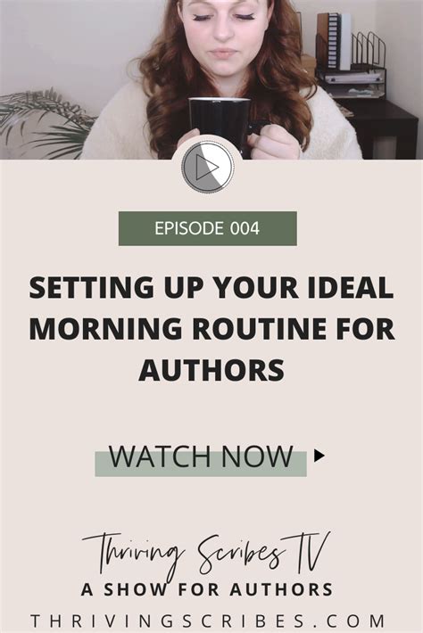 Self Care For Authors Part 4 Setting Up Your Ideal Morning Routine