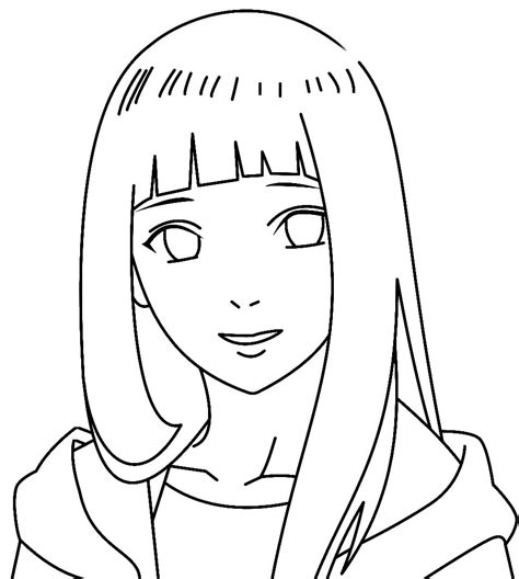 Hinata Coloring Pages Free Coloring Pages