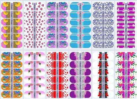 Desenhos de moldes de facas para imprimir : Moldes de Adesivos de Unhas Para Imprimir | Max Dicas