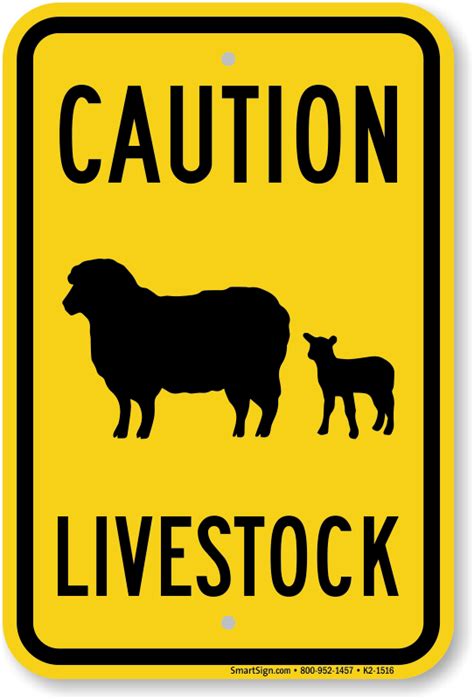 Livestock Warning Signs
