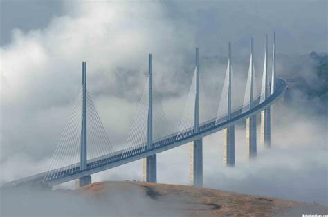 Millau Viaduct In France Designed By Sir Norman Foster It Is The