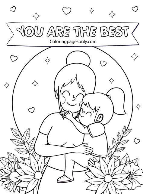 you are my best friend mom coloring pages mother s day coloring pages coloring pages for