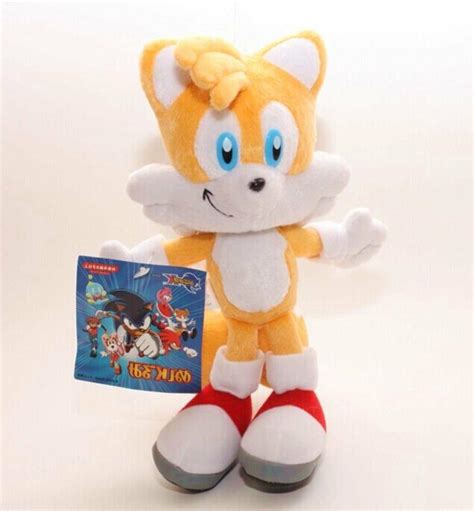 Sonic The Hedgehog Tails Yellow Plush Doll Stuffed