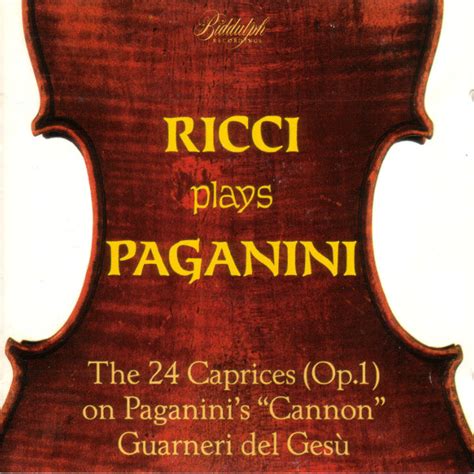 Paganini 24 Caprices Ruggiero Ricci アルバム