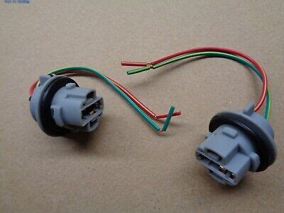 Universal Pigtail Wire Female Socket Two Harness Back Up Reverse