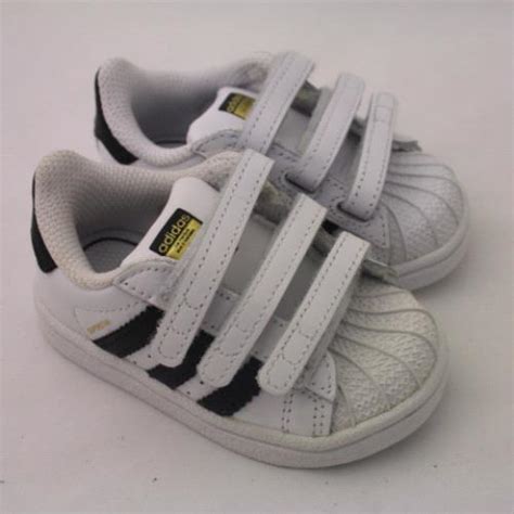 Kids Unisex White And Black Adidas Superstar Foundation Trainers Schuh