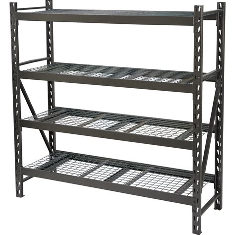Strongway Steel Shelving — 72inw X 24ind X 72inh 4 Shelves