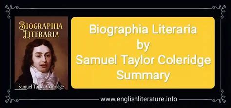Biographia Literaria By Samuel Taylor Coleridge Summary