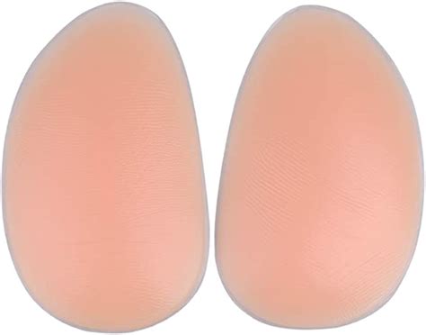 Feeshow Drop Shaped Removable Silicone Butt Pads Buttocks Enhancers For