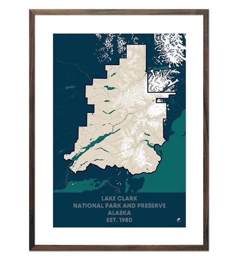 Lake Clark National Park And Preserve Map When A Friendly Ranger At The
