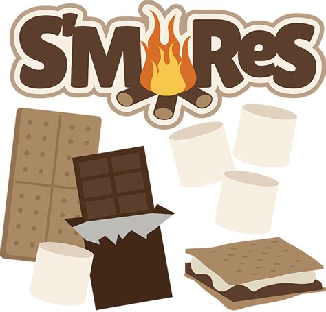 S'mores SVG files for scrapbooking cards camping svg files smore svg file smores svg files svg cuts