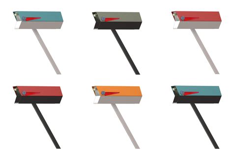 We absolutely love the wave pattern and if you happen to live in a number 9, you probably will go crazy about the number 9 mail box. The Midcentury Modern Mailbox Story | Brief | mid-century modern mailbox