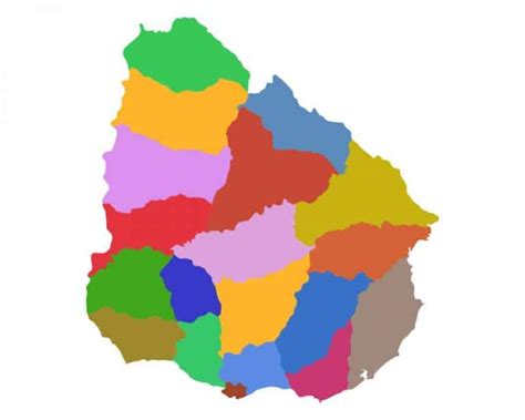Mapas De Uruguay Mapas Políticos Físicos Mudos Para Descargar