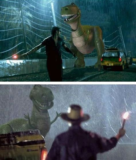 Jurassic Park Toy Story Crossover Disney Memes Funny Pictures