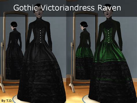 The Sims Resource Gothic Victoriandress Raventd